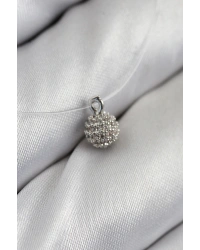 Misineli Topcuk Model Gümüş Renk Hayalet Kolye