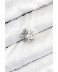 Misineli Yıldız Model Gümüş Renk Hayalet Kolye