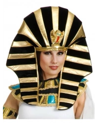 Mısırlı Tutankamon Şapkası Kobra Yılan Figürlü