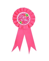 Mom To Be Yazılı Rozet Pembe Renk