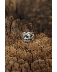 Motifli Ayarlanabilir Erkek Yüzük