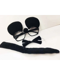 Mouse Gözlüğü Papyonu Kuyruğu Seti