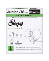 Natural Külot Bez Ultra Paket 5 Beden 11-18 Kg 78 Adet