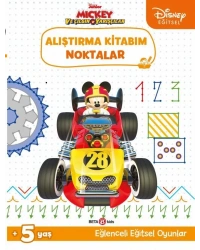NessiWorld Eğitsel Mickey ve Çılgın Yarışçılar Alıştırma Kitabım Noktalar