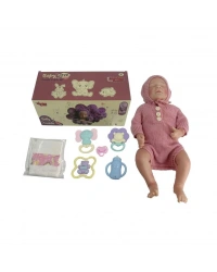 NessiWorld KNG-902-2A KUT 43 CM GERÇEKÇİ BEBEK