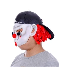 NessiWorld Şapkalı Gözlüklü Beyaz Maske