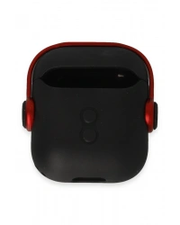 Newface Airpods 2 (2.nesil) Cool Kılıf - Siyah-Kırmızı