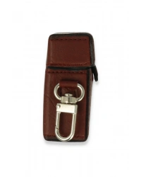 Newface Airpods 2 (2.nesil) Deri Kılıf - Bordo