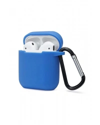 Newface Airpods 2 (2.nesil) Sert Silikon Kılıf - Mavi