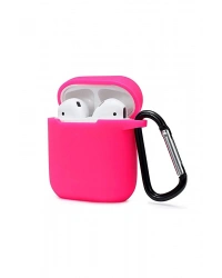 Newface Airpods 2 (2.nesil) Sert Silikon Kılıf - Pembe