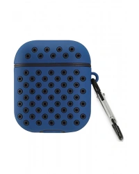 Newface Airpods 2 (2.nesil) Spor Delikli Kılıf - Lacivert-Siyah