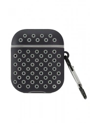 Newface Airpods 2 (2.nesil) Spor Delikli Kılıf - Siyah-Gri