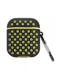 Newface Airpods 2 (2.nesil) Spor Delikli Kılıf - Siyah-Sarı