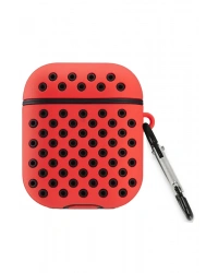 Newface Airpods 3 (3.nesil) Spor Delikli Kılıf - Kırmızı-Siyah