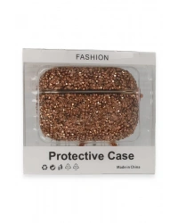 Newface Airpods Pro (1.nesil) Mira Taşlı Kılıf - Rose Gold