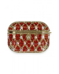 Newface Airpods Pro 2 (2.nesil) Klor Taşlı Kılıf - Desen 1