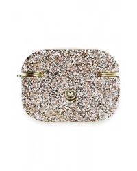 Newface Airpods Pro 2 (2.nesil) Luz Taşlı Kılıf - Pembe