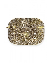 Newface Airpods Pro 2 (2.nesil) Luz Taşlı Kılıf - Siyah