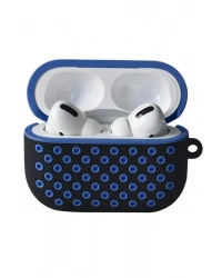 Newface Airpods Pro 2 (2.nesil) Spor Delikli Kılıf - Siyah-Mavi
