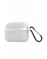 Newface Airpods Pro 3 (3.nesil) Raven Silikon Kılıf - Beyaz