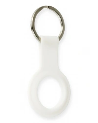 Newface Airtag Silikon Kılıf - Beyaz