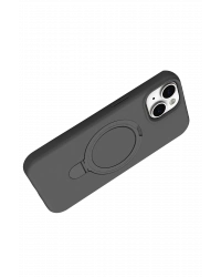 Newface Apple iPhone 15 Plus Regal Magsafe Standlı Kapak - Titan Gri