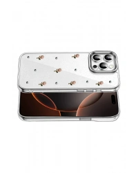 Newface Apple iPhone 15 Pro Fiyonk Desenli Kapak - Desen 6