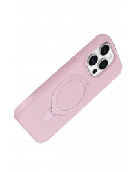 Newface Apple iPhone 15 Pro Max Regal Magsafe Standlı Kapak - Açık Pembe