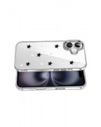 Newface Apple iPhone 16 Plus Fiyonk Desenli Kapak - Desen 7