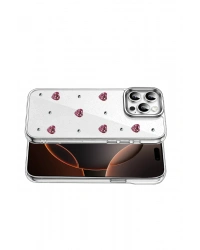 Newface Apple iPhone 16 Pro Fiyonk Desenli Kapak - Desen 3