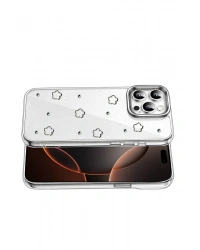 Newface Apple iPhone 16 Pro Max Fiyonk Desenli Kapak - Desen 2