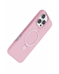 Newface Apple iPhone 16 Pro Regal Magsafe Standlı Kapak - Açık Pembe