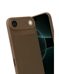 Newface Apple iPhone 17 Air Auto Focus Karbon Kapak - Kahverengi