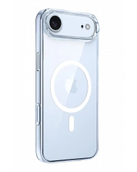 Newface Apple iPhone 17 Air Combo Sert Şeffaf Magsafe Kapak - Şeffaf