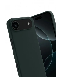 Newface Apple iPhone 17 Air First Silikon - Koyu Yeşil