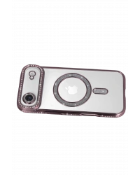 Newface Apple iPhone 17 Air Joke Simli Magneticsafe Kılıf - Pembe