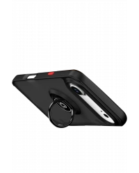 Newface Apple iPhone 17 Air Montreal Yüzüklü Silikon Kapak - Siyah