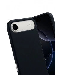 Newface Apple iPhone 17 Air Nano içi Kadife Silikon - Siyah