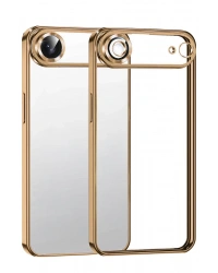 Newface Apple iPhone 17 Air Razer Lensli Silikon - Çöl Titanyum