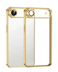 Newface Apple iPhone 17 Air Razer Lensli Silikon - Gold