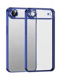 Newface Apple iPhone 17 Air Razer Lensli Silikon - Lacivert