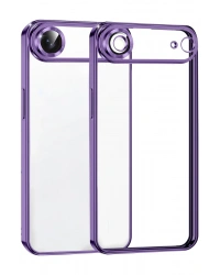 Newface Apple iPhone 17 Air Razer Lensli Silikon - Mor