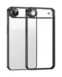 Newface Apple iPhone 17 Air Razer Lensli Silikon - Siyah