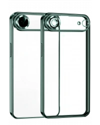 Newface Apple iPhone 17 Air Razer Lensli Silikon - Yeşil