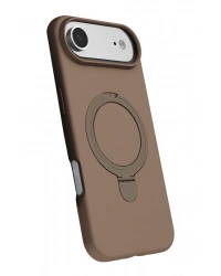 Newface Apple iPhone 17 Air Regal Magsafe Standlı Kapak - Çöl Titanyum