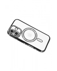 Newface Apple iPhone 17 Joke Simli Magneticsafe Kılıf - Siyah