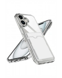 Newface Apple iPhone 17 Kart Şeffaf Silikon - Şeffaf