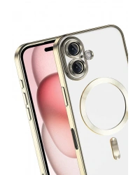 Newface Apple iPhone 17 Kross Magneticsafe Kapak - Gold