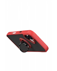 Newface Apple iPhone 17 Montreal Yüzüklü Silikon Kapak - Kırmızı