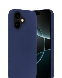 Newface Apple iPhone 17 Nano içi Kadife Silikon - Lacivert